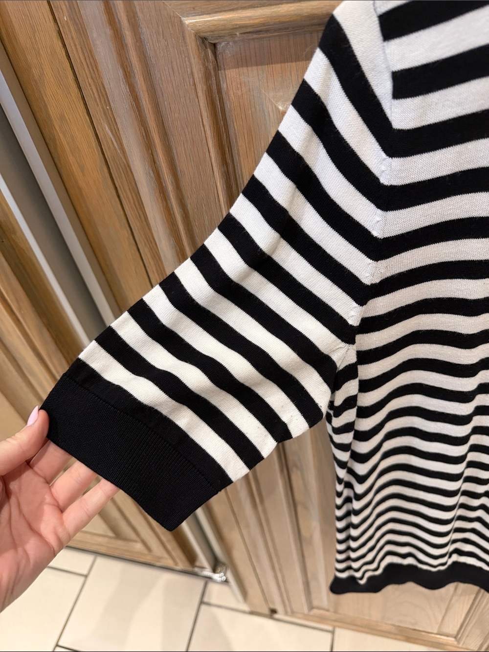 Talbots Striped Sweater Top - Picture 2 of 7